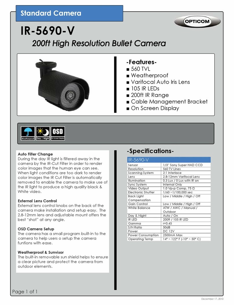 OPTICOM IR-5690-V User manual OPTICOM IR-5690-V User manual