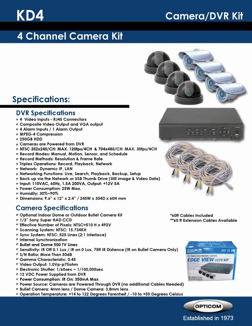 OPTICOM KD4 - datasheet
