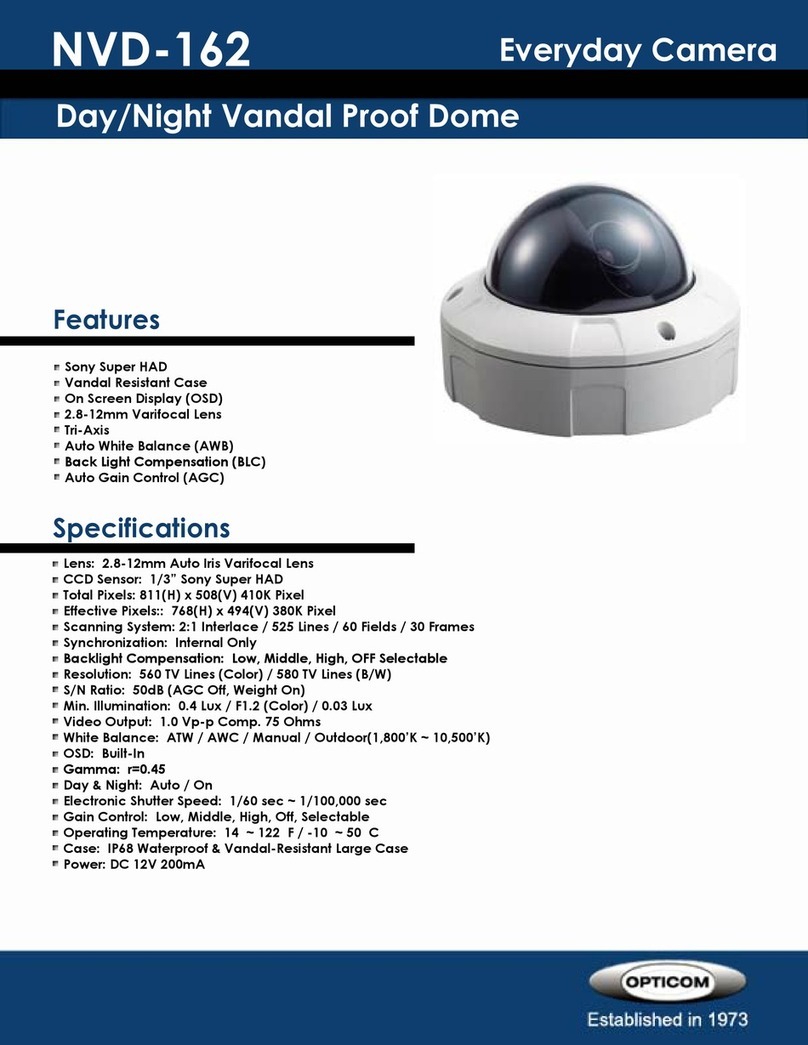 OPTICOM NVD-162 datasheet