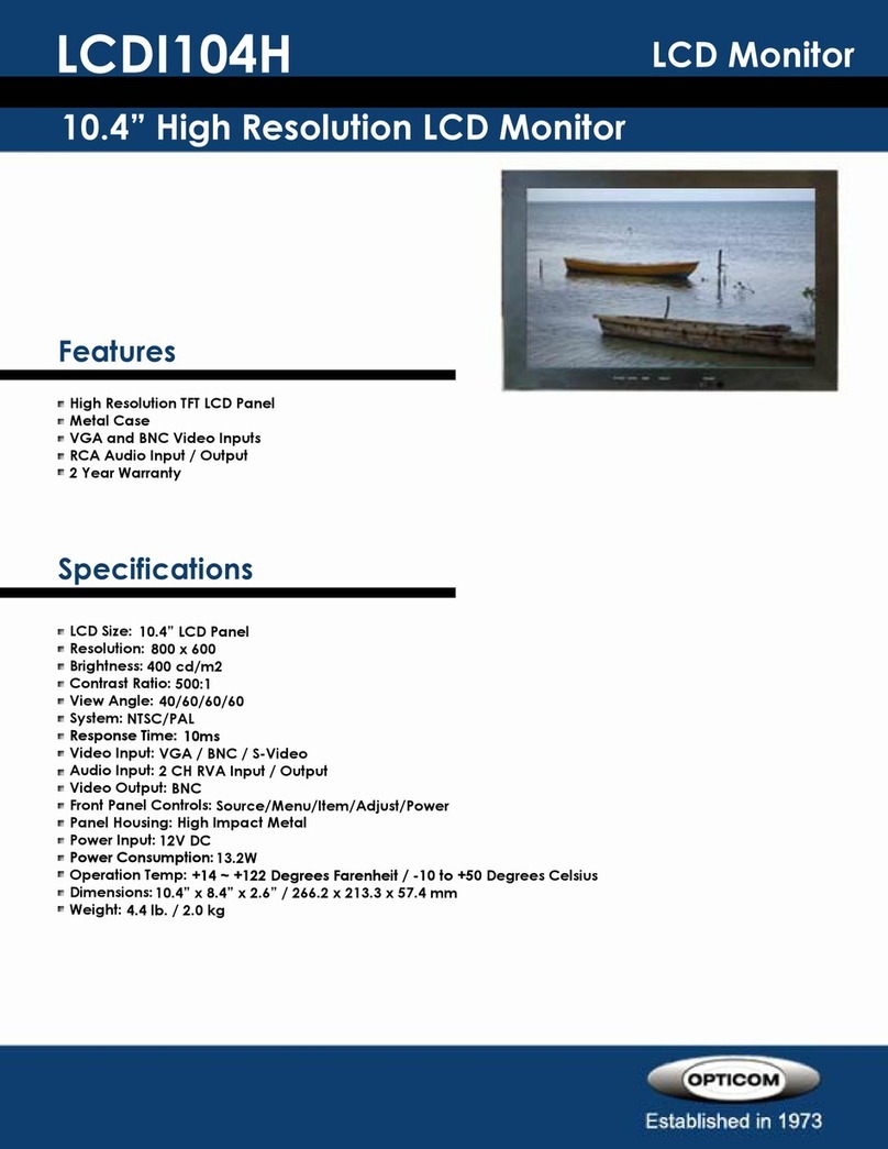 OPTICOM LCDI104H - User manual OPTICOM LCDI104H - User manual