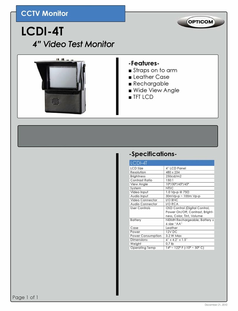 OPTICOM LCDI-4T - DATASHEET 3 User manual OPTICOM LCDI-4T - DATASHEET 3 User manual
