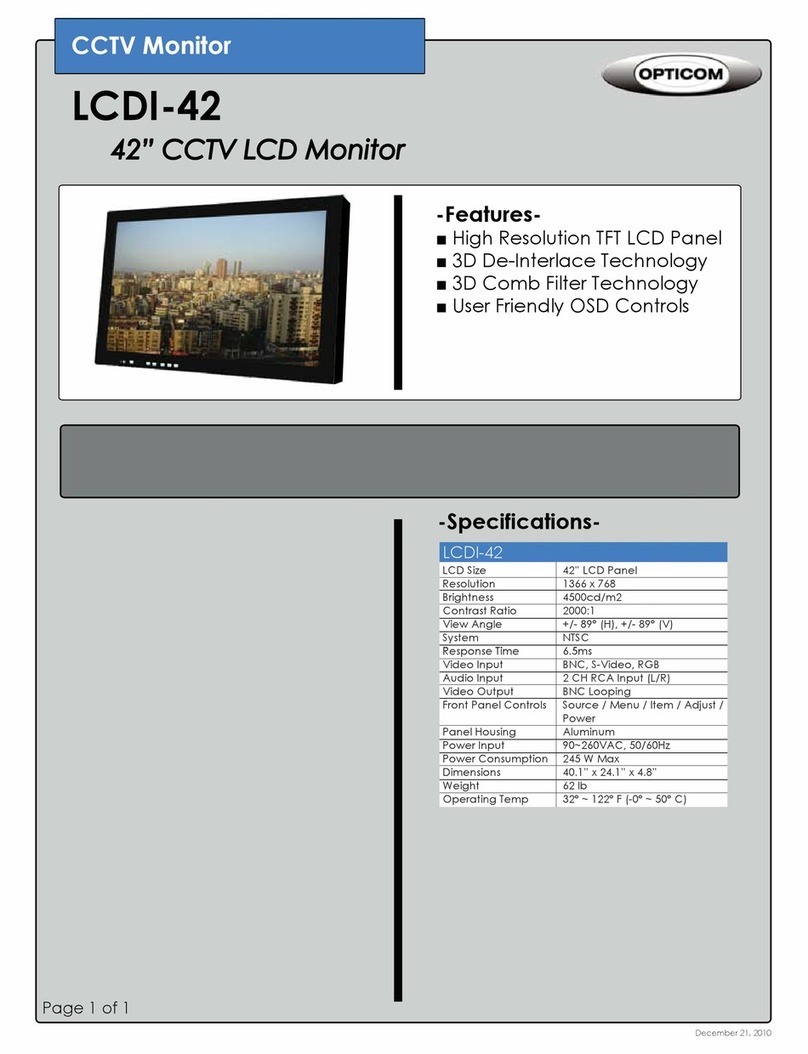 OPTICOM LCDI-42 - DATASHEET 2 User manual