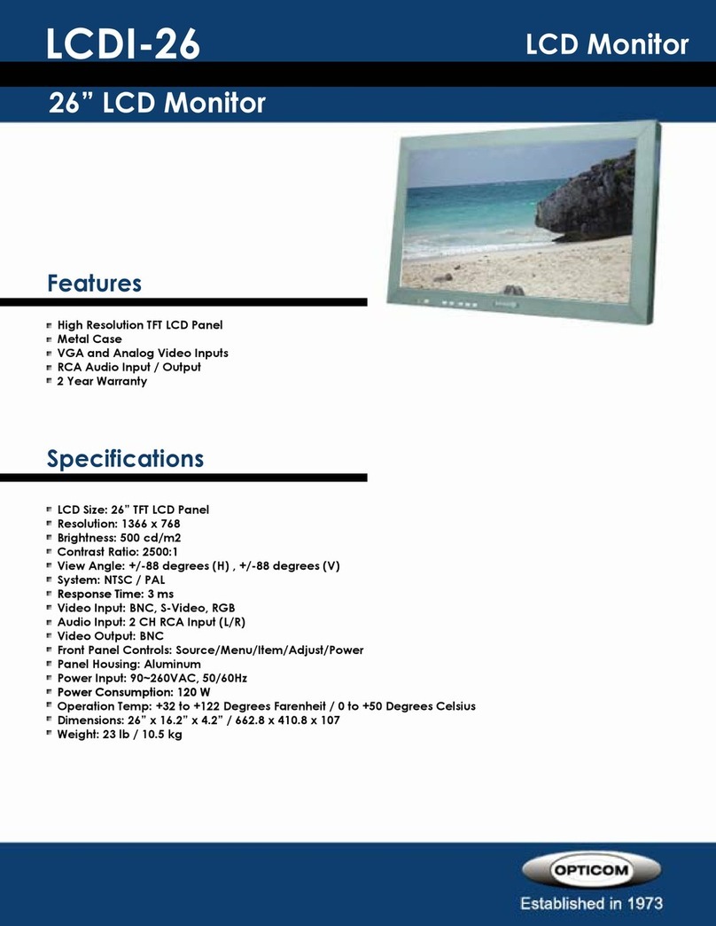 OPTICOM LCDI-26 - DATASHEET 2 User manual
