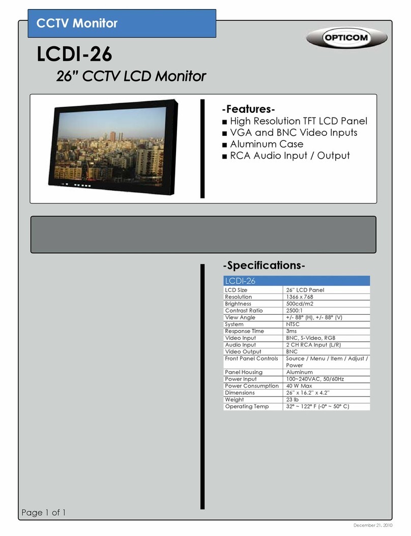 OPTICOM LCDI-26 - DATASHEET 2 User manual OPTICOM LCDI-26 - DATASHEET 2 User manual