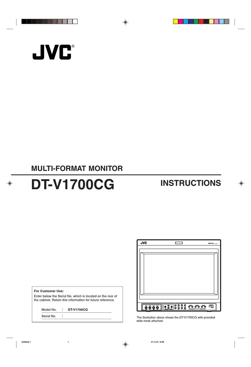 JVC DT-V1700CG - High-definition Dtv Monitor User manual