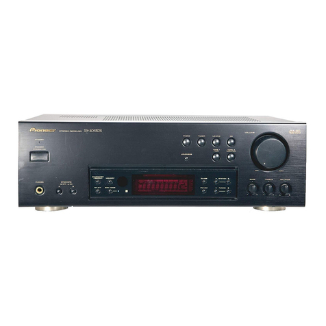 Pioneer SX-205 Service manual