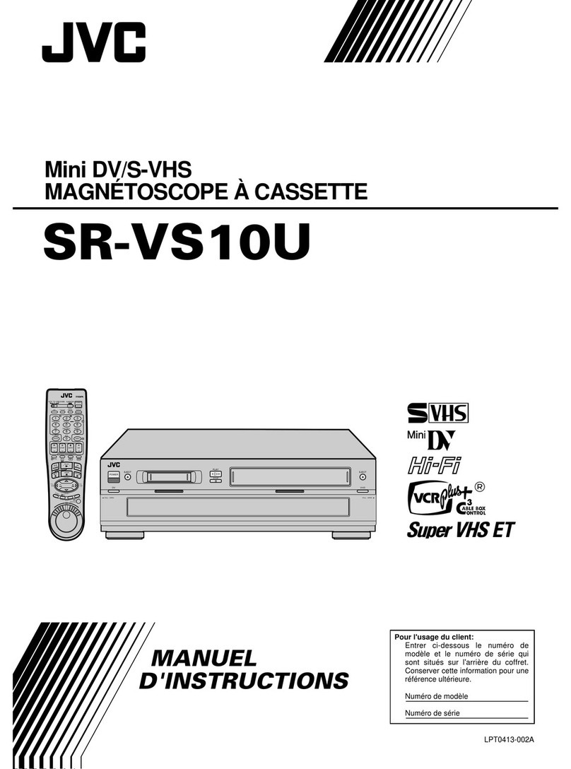JVC SR-VS10U - Dual Format Mini-dv/s-vhs... User manual