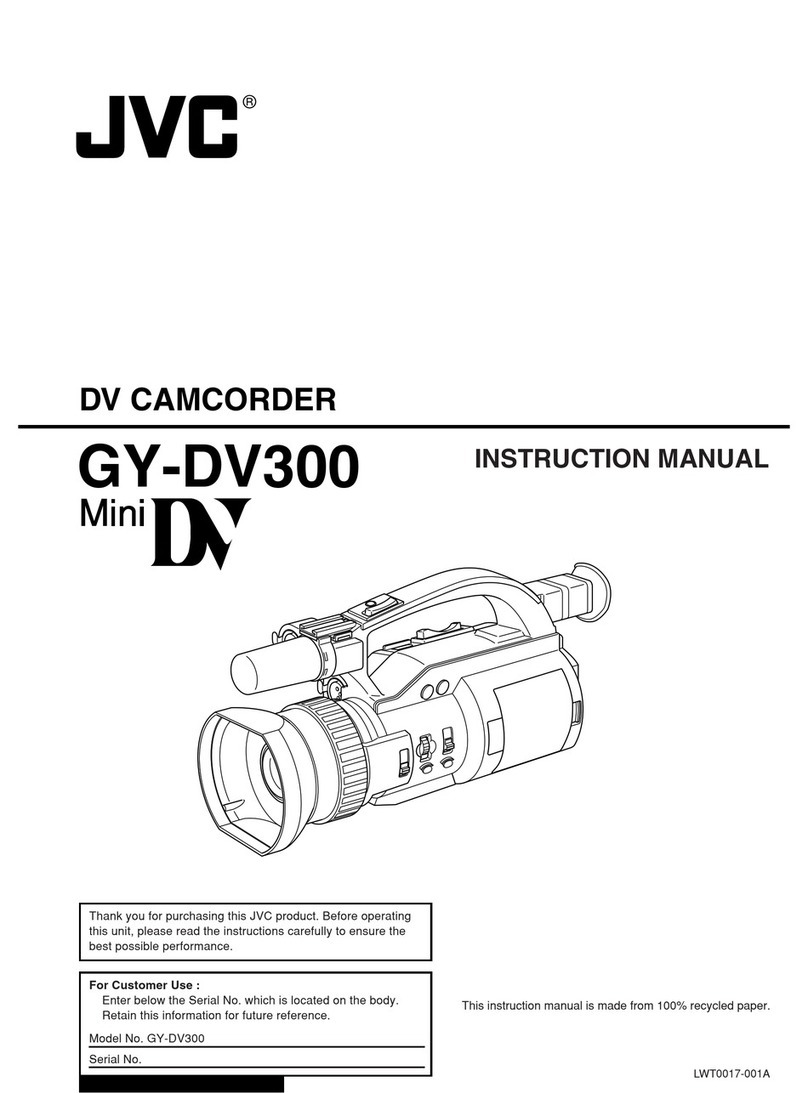 JVC GY-DV300U - 1/3" 3-ccd Dv Camcorder instruction manual JVC GY-DV300U - 1/3" 3-ccd Dv Camcorder instruction manual