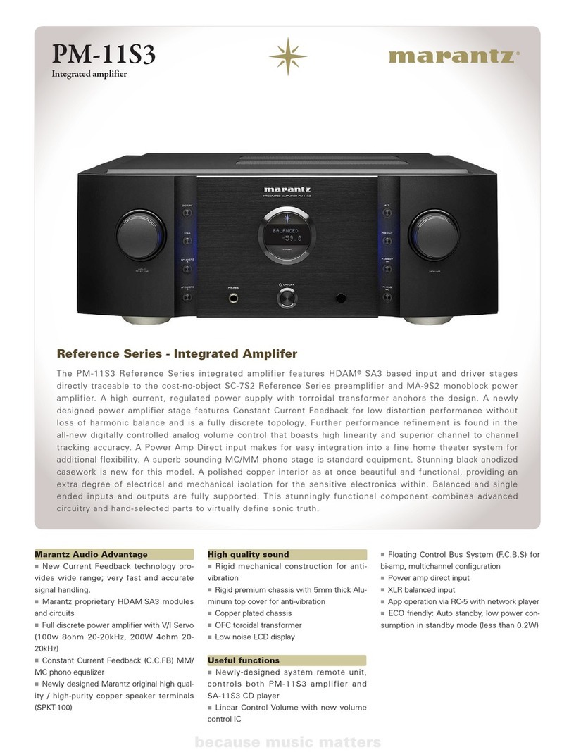 Marantz PM-11S3 Specifications