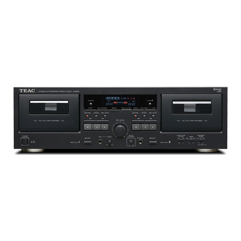 Teac W-890R owner's manual