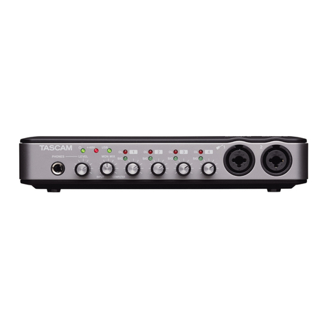Tascam US-600 owner's manual