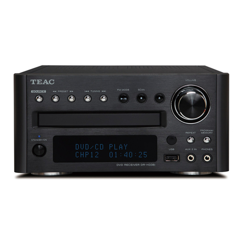 Teac DR H338i User manual