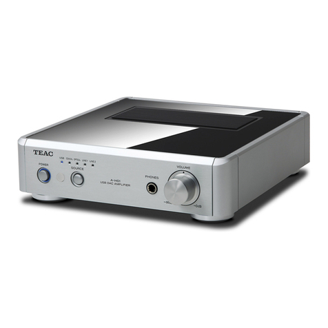 Teac A-H01 owner's manual Teac A-H01 owner's manual