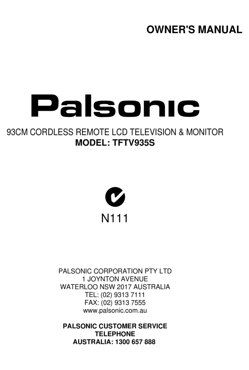 Palsonic TFTV935S 1 User manual