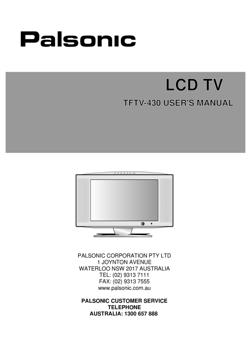 Palsonic TFTV430 User manual
