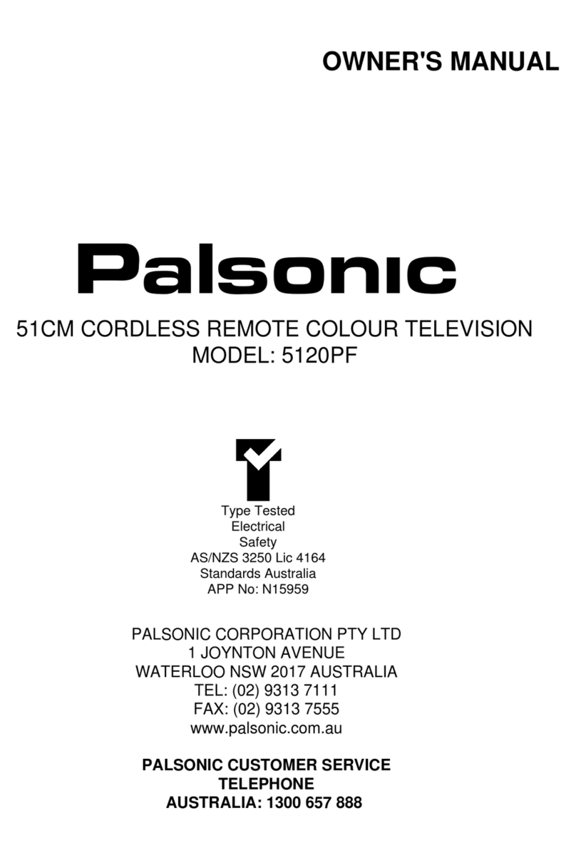 Palsonic MODEL 5120PF User manual