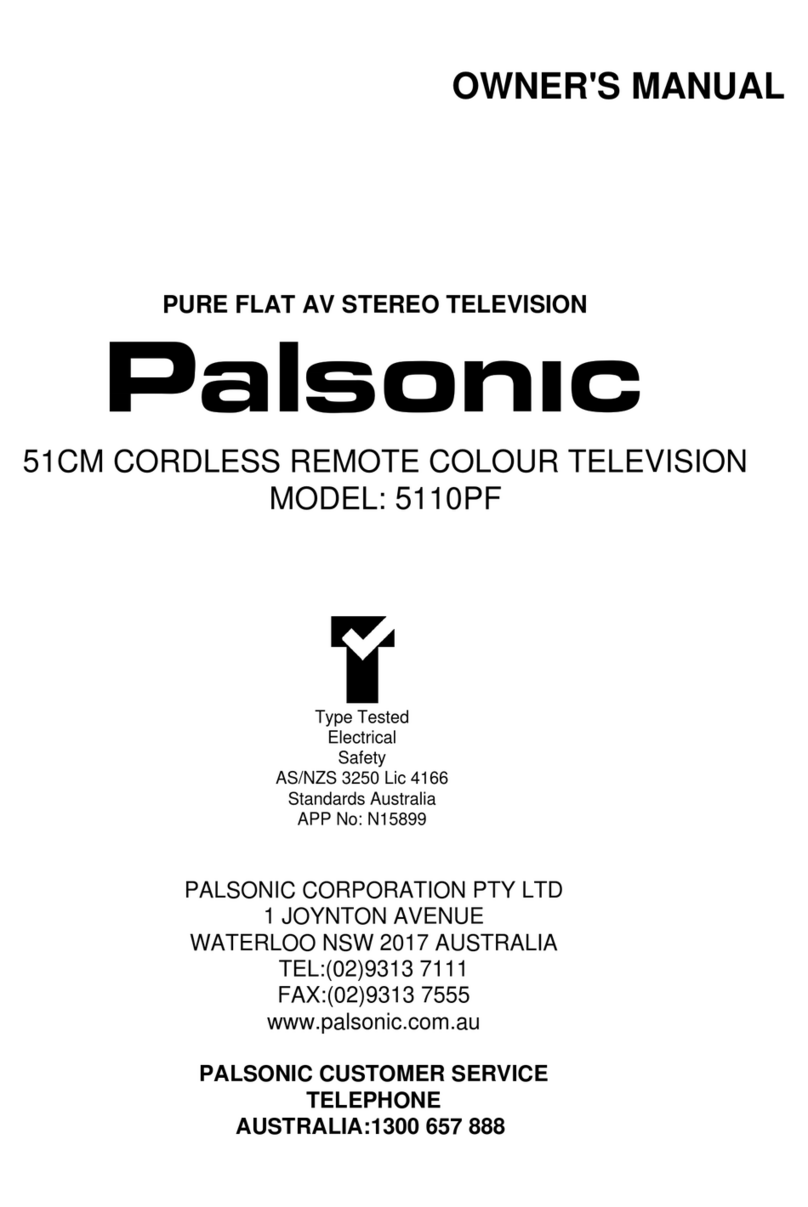 Palsonic MODEL 5110PF User manual Palsonic MODEL 5110PF User manual
