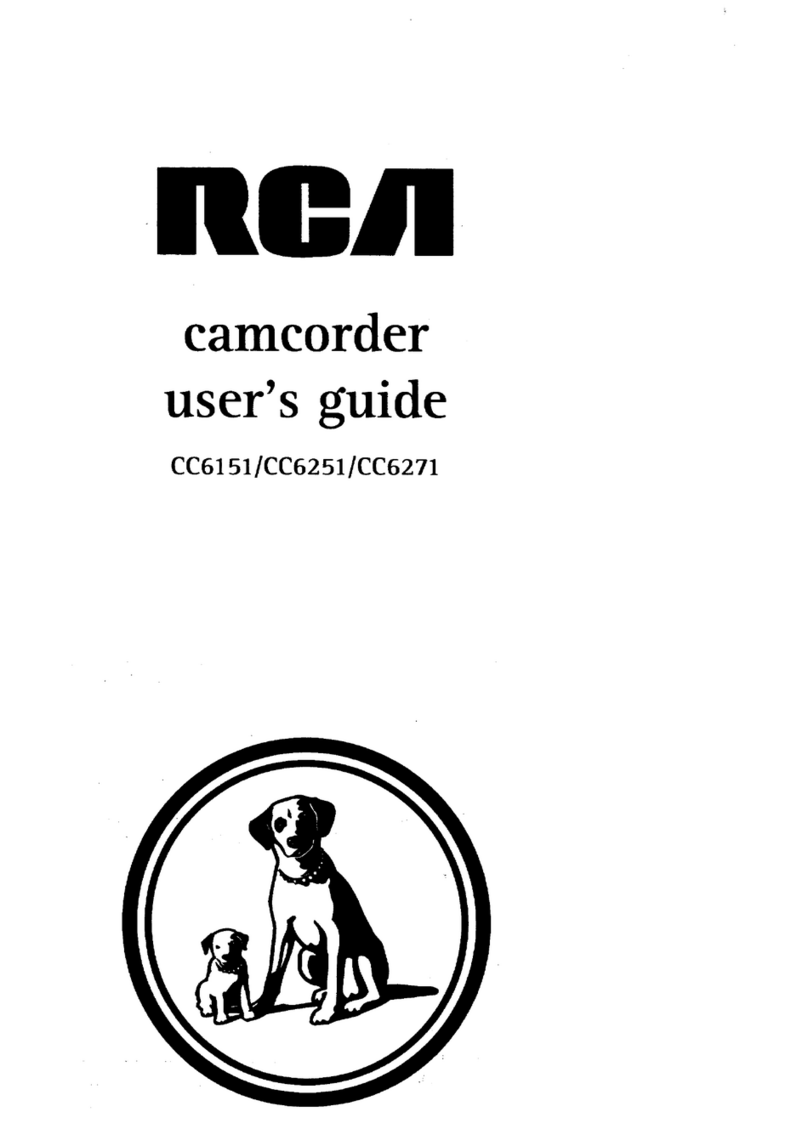 RCA CC6151 - VHS-C Camcorder user guide