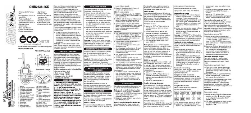 Uniden ECOterra GMR2838-2CK owner's manual