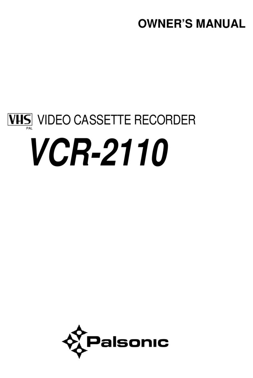 Palsonic VCR2110 User manual Palsonic VCR2110 User manual