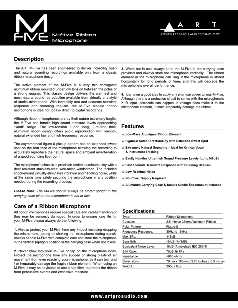 Art M-FIVE User manual