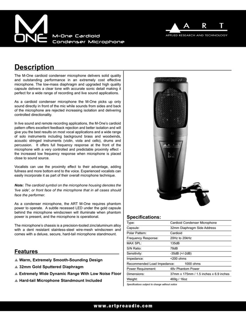 Art M-ONE - DATASHEET 2 datasheet