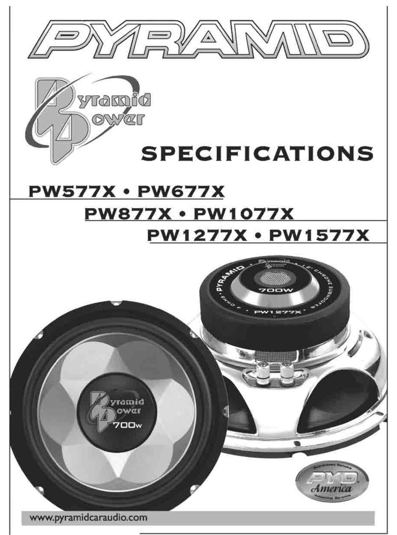 Pyramid Pyramid Power PW1077X User manual