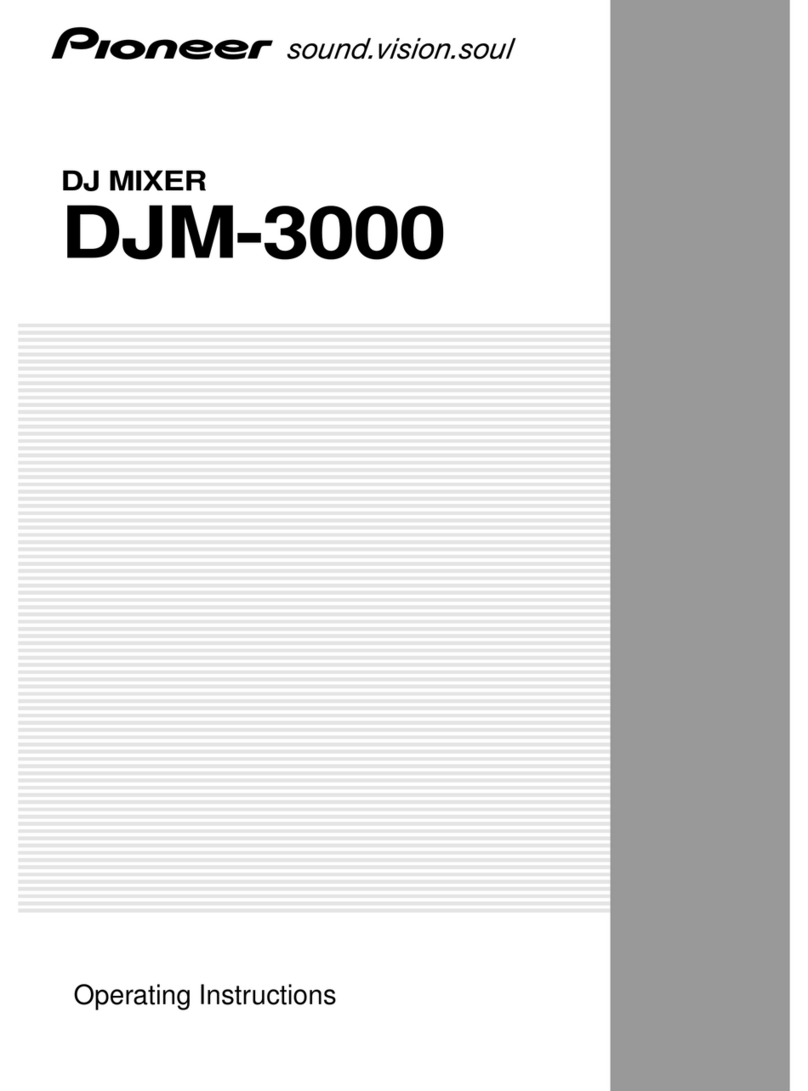 Pioneer DJM 3000 - Professional DJ Mixer User manual