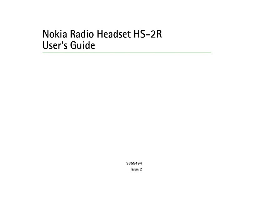 Nokia HS-2R - Personal Radio user guide