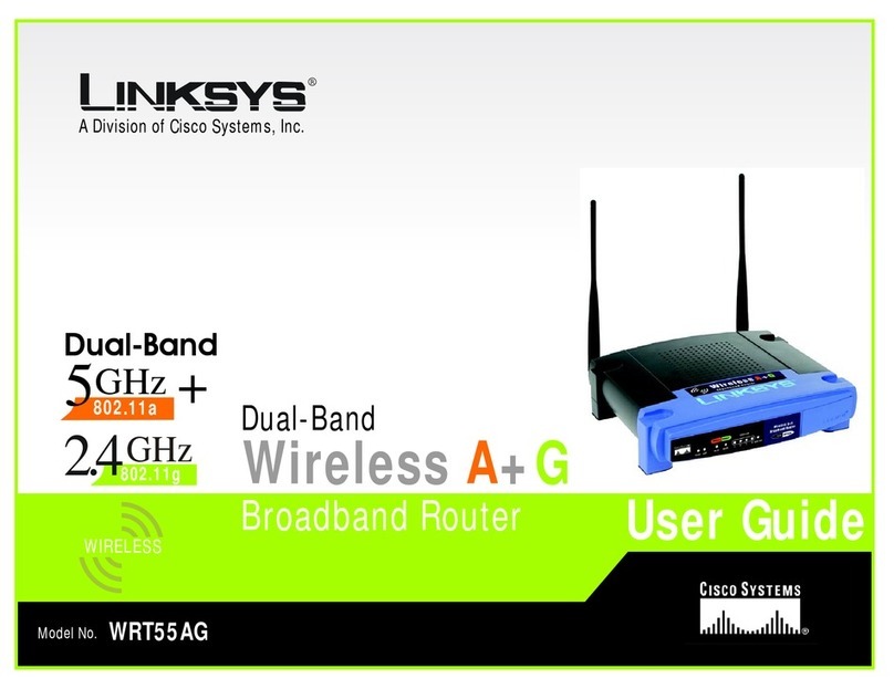 Linksys WRT55AG - Wireless A+G Broadband Router User manual