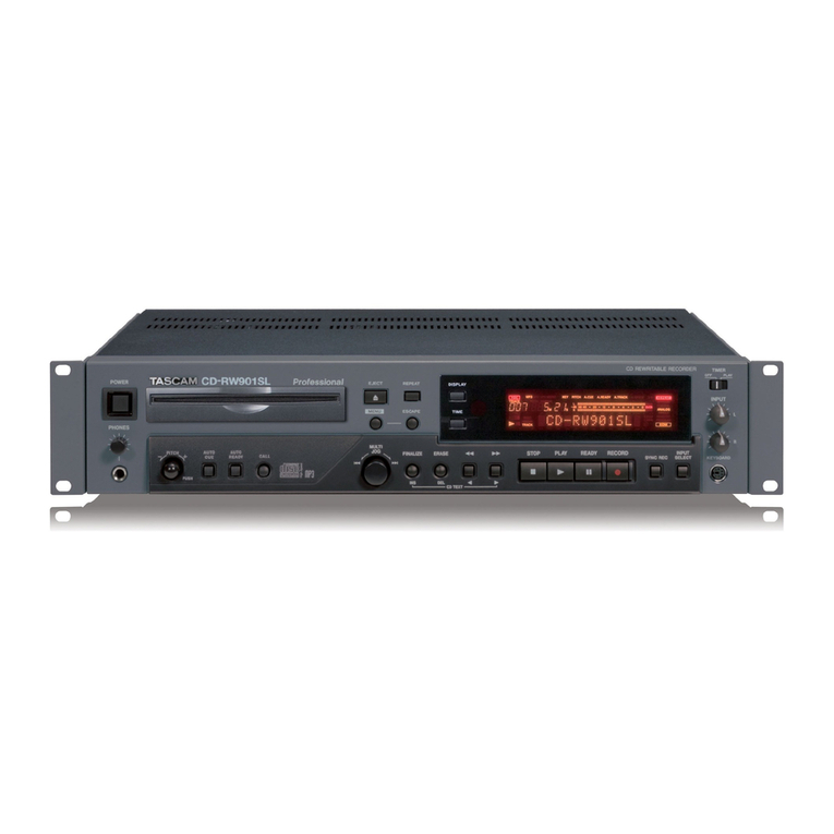 Tascam CD-RW901SL Guide