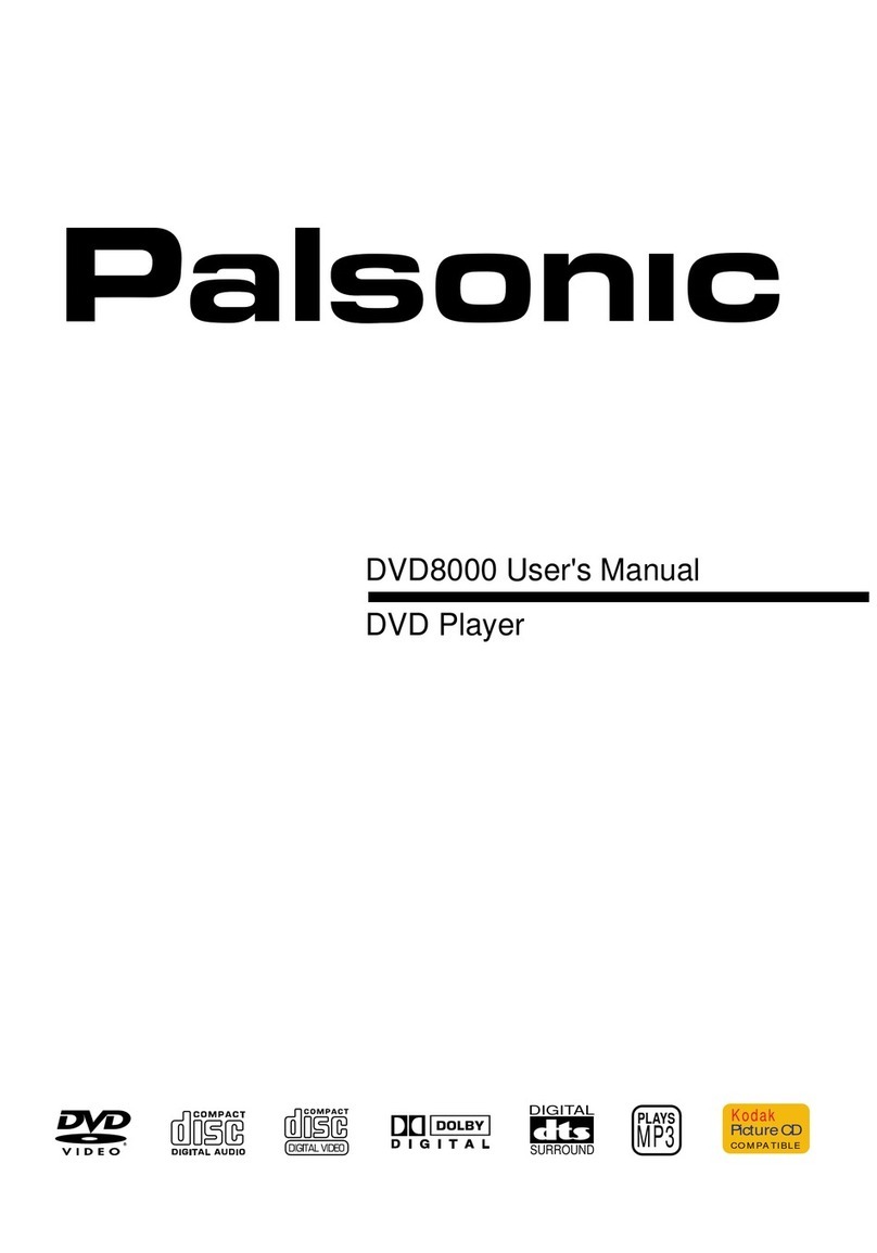 Palsonic DVD8000 User manual Palsonic DVD8000 User manual