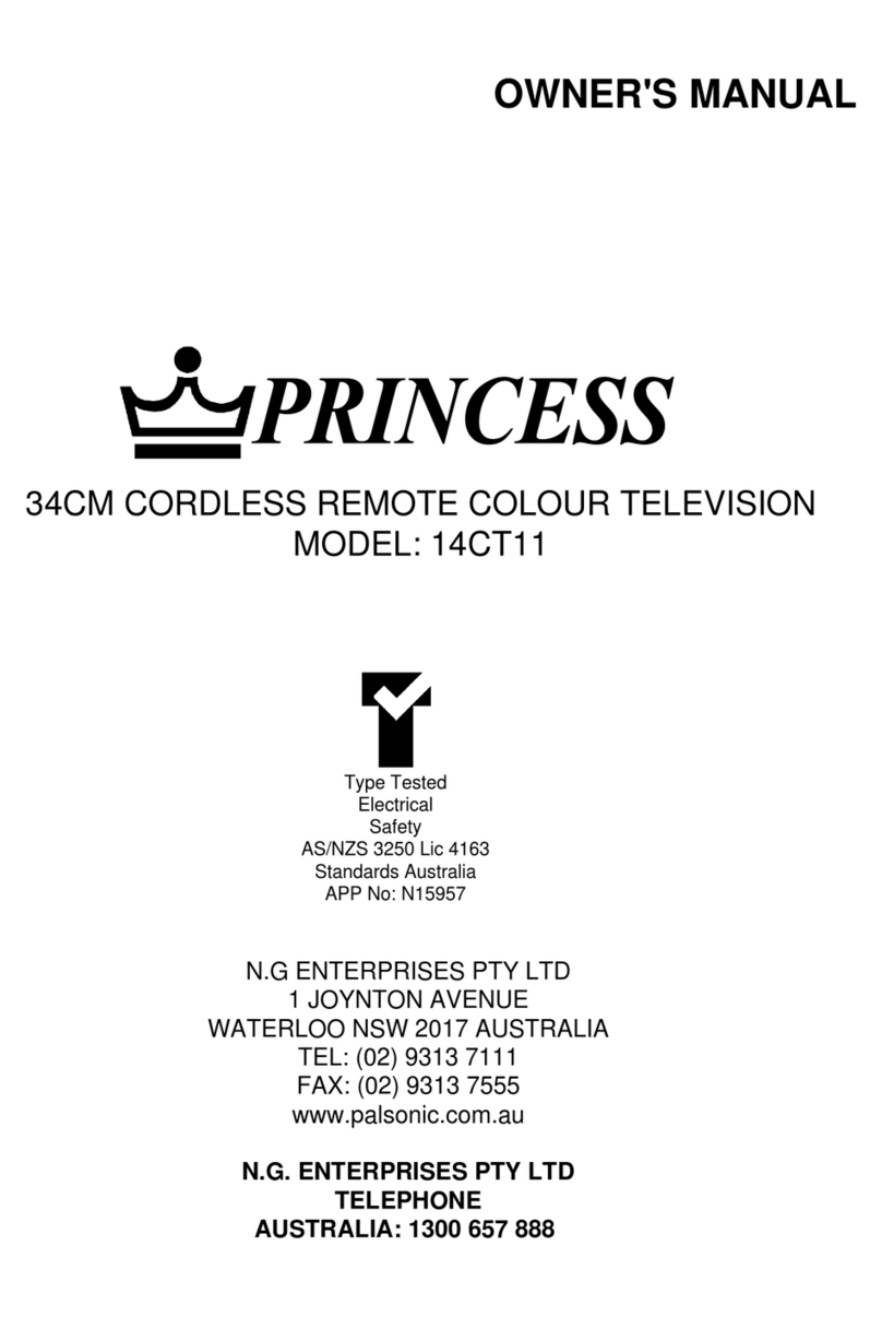 Princess 14CT11 User manual