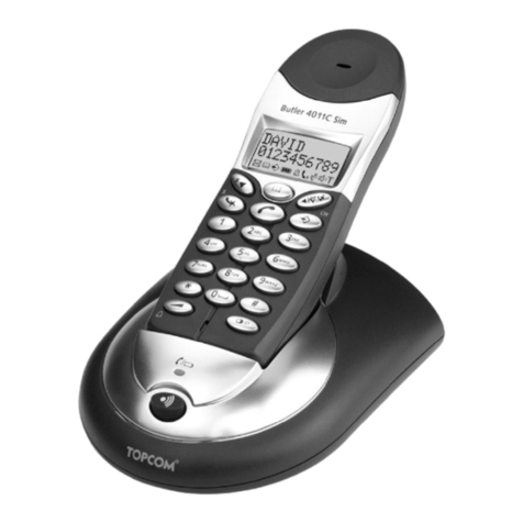 Topcom BUTLER 4011 User manual Topcom BUTLER 4011 User manual