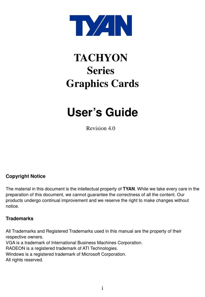 TYAN TACHYON user guide