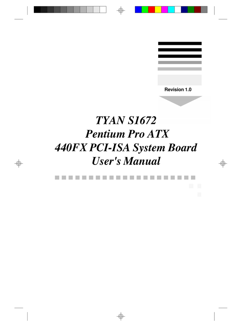 TYAN TACOMA User manual TYAN TACOMA User manual