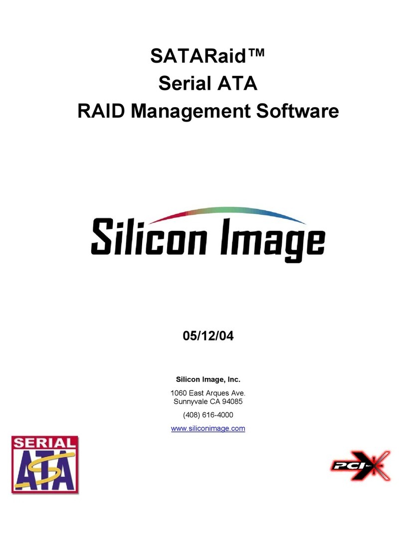 Silicon Image SATA RAID FOR SILICON IMAGE User manual