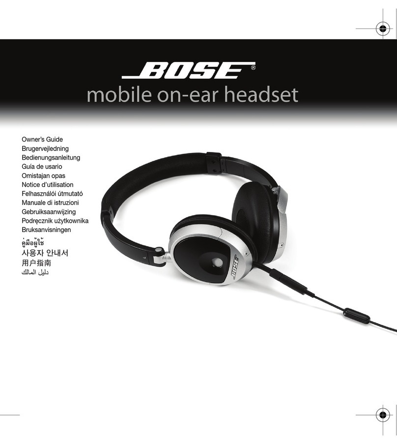 Bose 41213 User manual