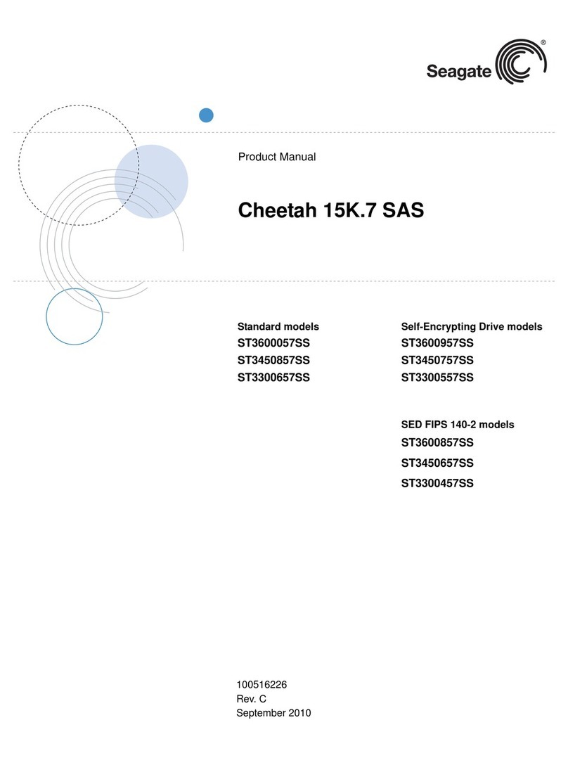 Seagate Cheetah 15K User manual