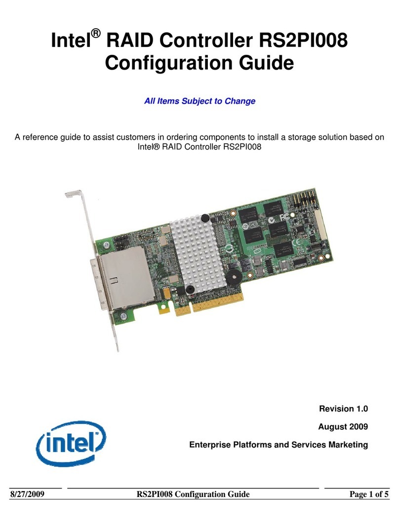 Intel RS2PI008 User manual