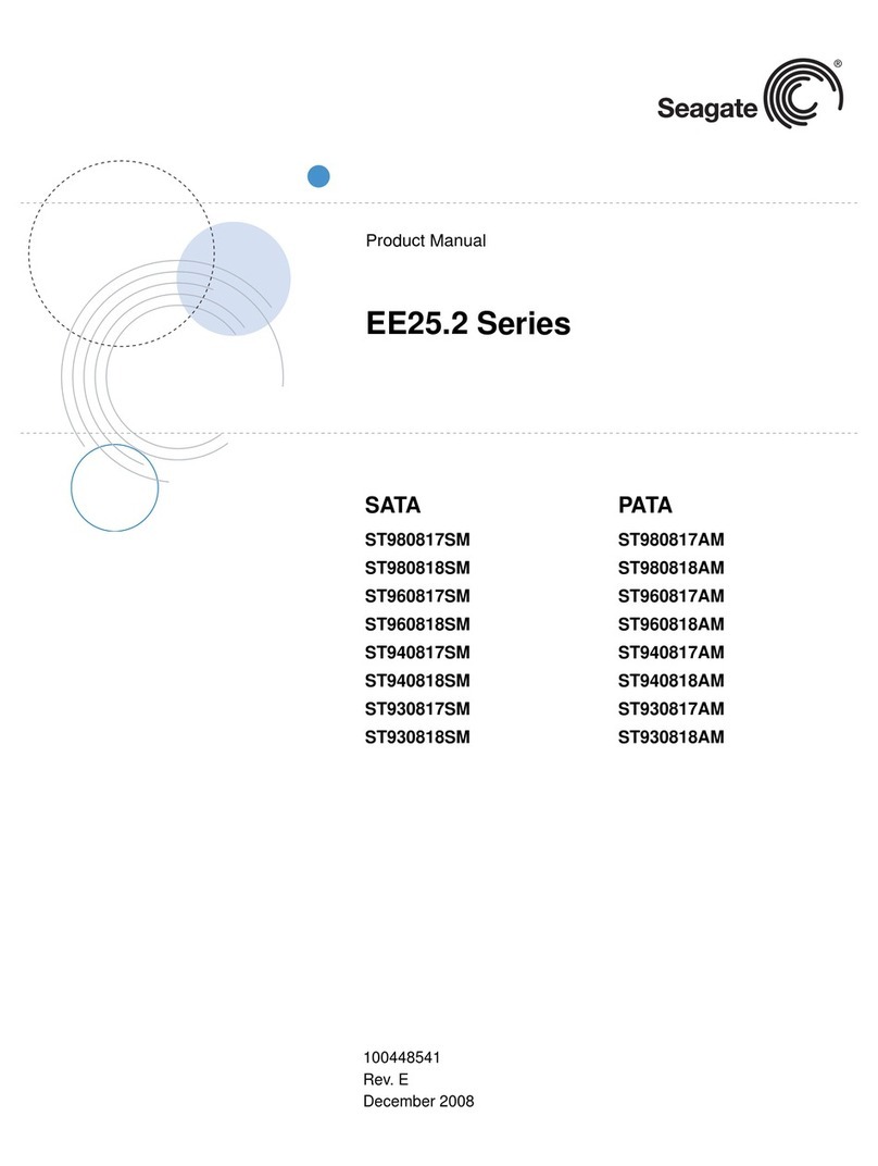 Seagate EE25.2 - Series 80 GB Hard Drive User manual