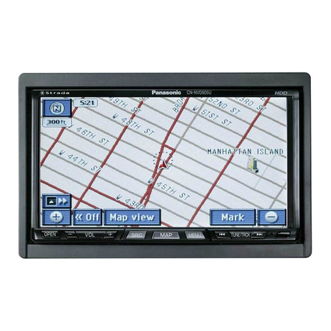 Panasonic CN-NVD905U - Strada - Navigation System operating instructions