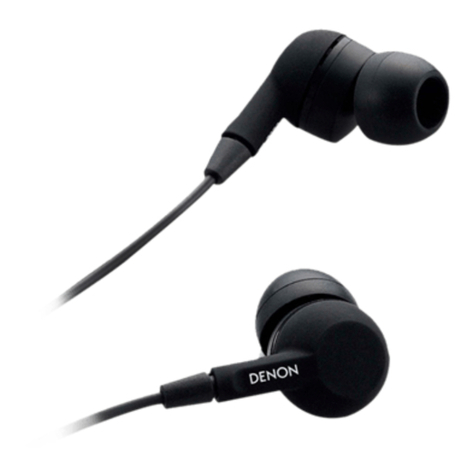 Denon AH-C252 - In Ear Headphone Gld Pltd Cnnctr specification