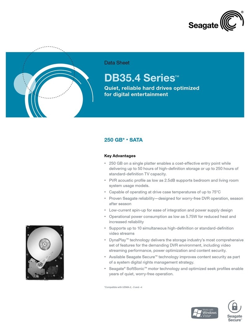 Seagate ST3250310CS User manual