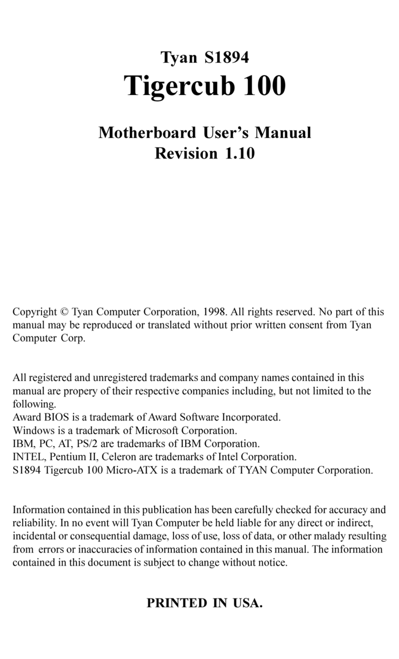 TYAN 1.00 manual
