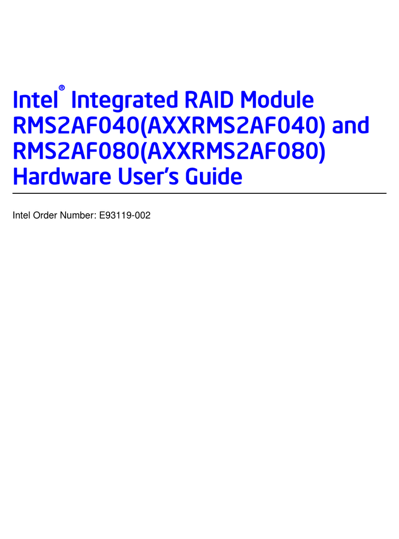 Intel AXXRMS2AF080 Installation manual