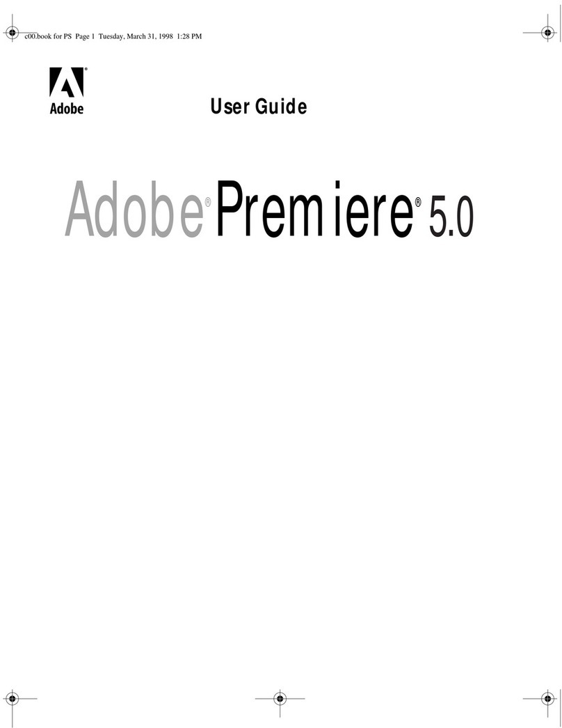 Adobe PREMIERE 5 User manual