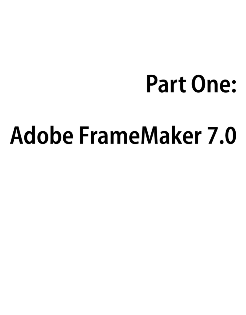 Adobe FRAMEMAKER 7 User manual