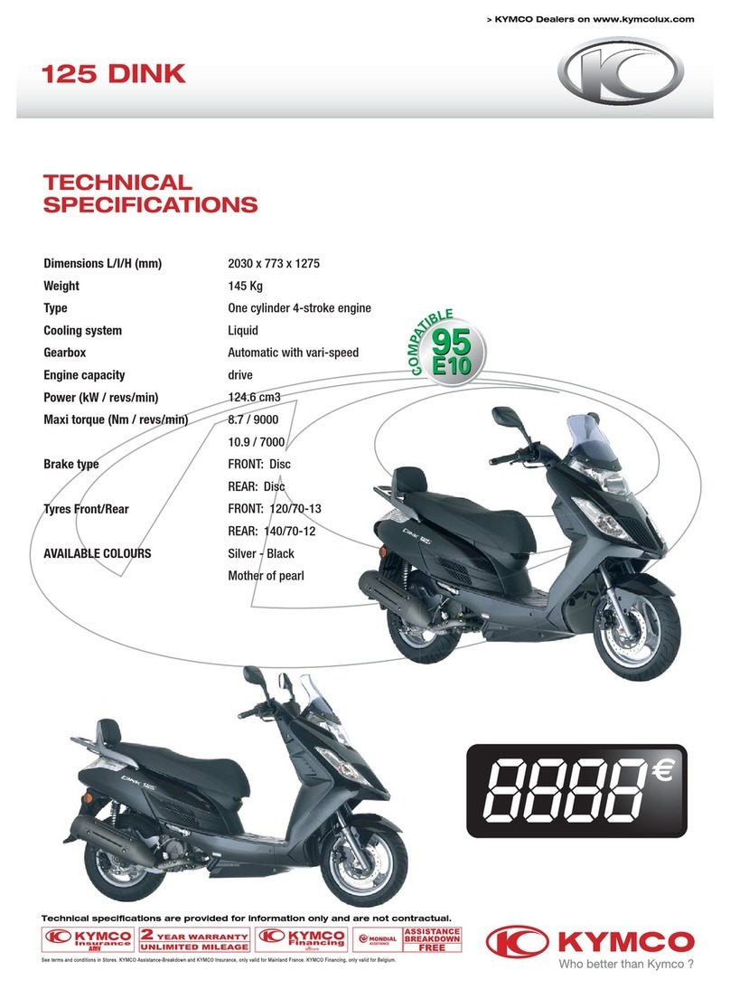 KYMCO 125 DINK - User manual