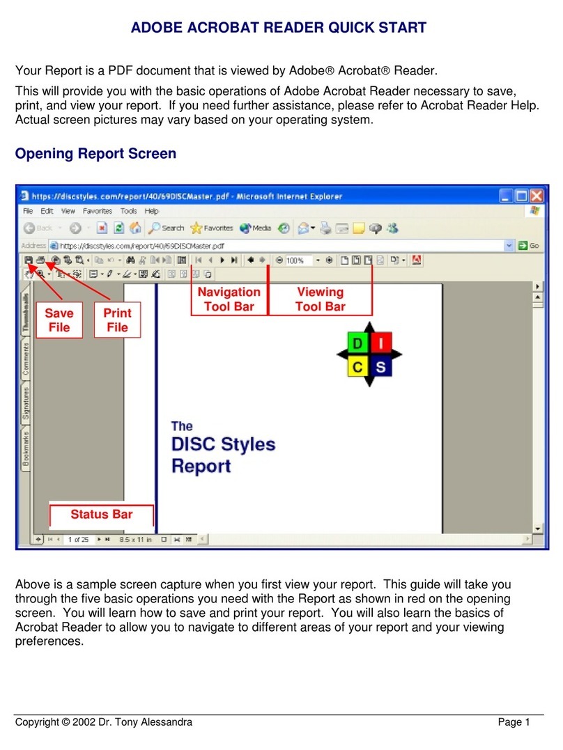 Adobe ACROBAT READER User manual Adobe ACROBAT READER User manual
